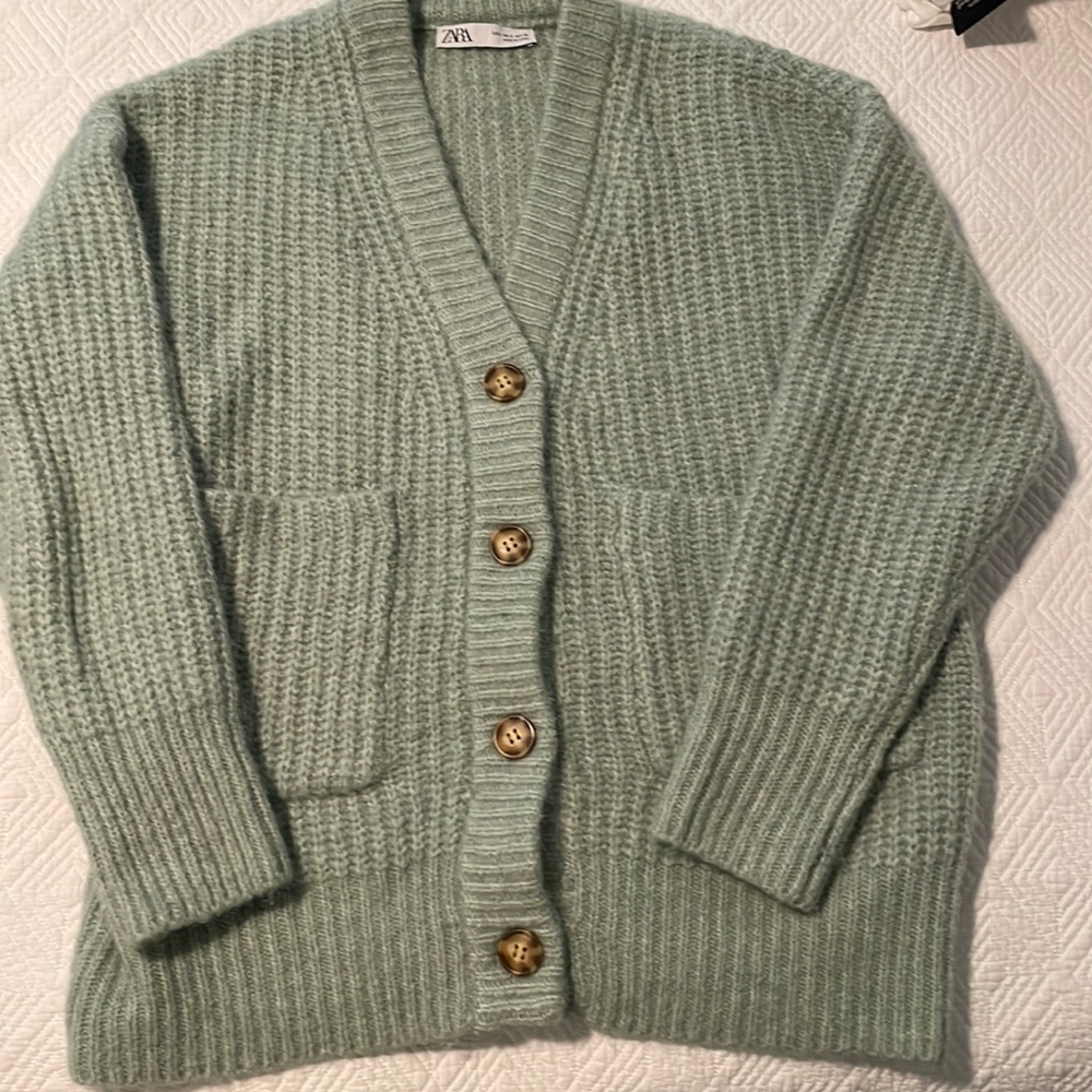 Zara Green Cardigan